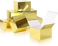 Vista 31 de COTOPHER 60 cajas de regalo pequeñas, cajas de regalo de 2 x 2 x 2 pulgadas, cajas de regalo de papel con cintas, caja de dulces para regalos