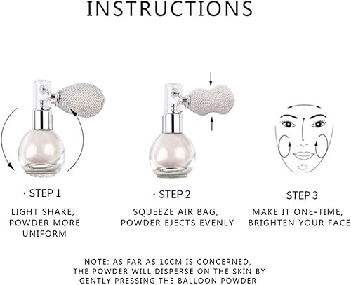 Miniatura 5 de RoseFlower 2 unidades de spray de purpurina, aerosol de purpurina corporal para cabello, cara y piel, aerosol de purpurina de tela para ropa y ropa,