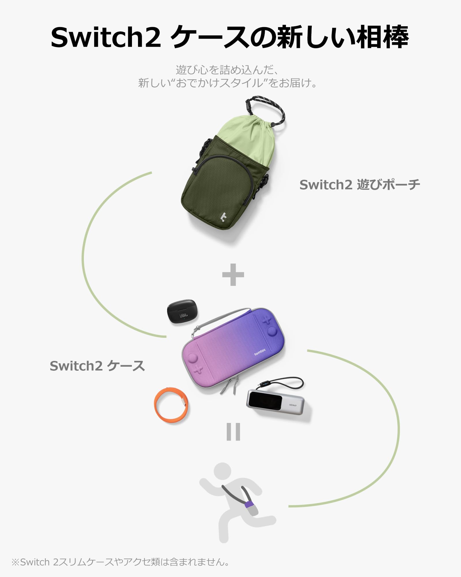 Amazon.co.jp: tomtoc Switch 2 ケース専用 ショルダーバッグ スイッチ