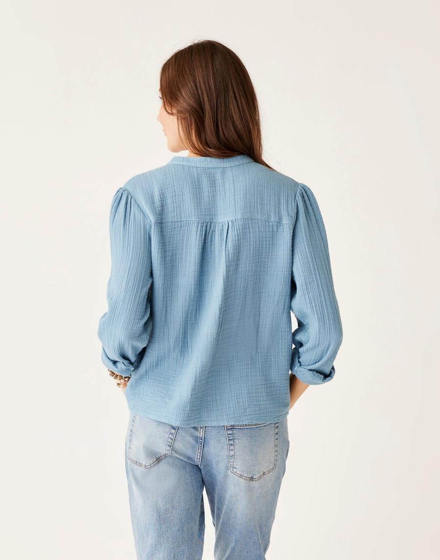 Carve Designs Womens Tatum Double Gauze Shirt - Image 3