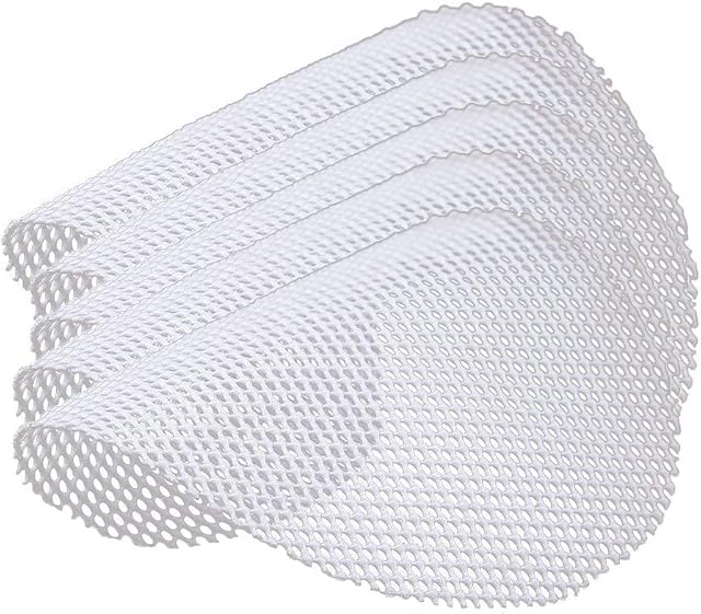 Inchant Silicone Steamer Mat Pad, Reusable Non-Stick Steamer Mesh, Round Dumplings Mat for Steaming Basket, Cooking, Vegetables, Rice, Dim Sum,Pack of 5