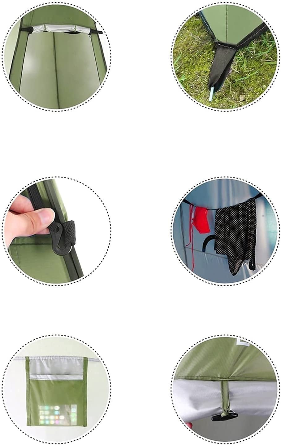 Toilettenzelt Pop Up Pop-Up-Zelte Zelt for Campingzelt Dusche Sichtschutzzelt for Umkleiden Umkleidekabine Strand Angeln Wandern Tragbares Outdoor-Toilettenzelt