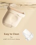 2 Diaphragmes de silicone et 4 Duckbill Valves Pièces de rechange Compatibles avec eufy S1 Pro, S1, E10, E20 Pompe à sein portable, kit d'accessoires en silicone sans BPA