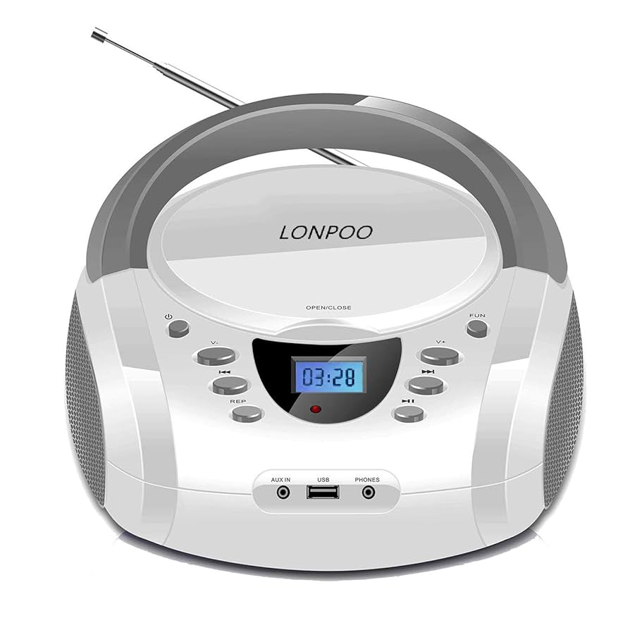 LONPOOステレオ CDプレーヤー FMラジオ MP3再生 Amazon.co.jp: LONPOO ステレオ cd プレーヤー bluetooth FM