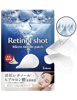 Amazon.co.jp: ILUS レチノールショット マイクロニードルパッチ