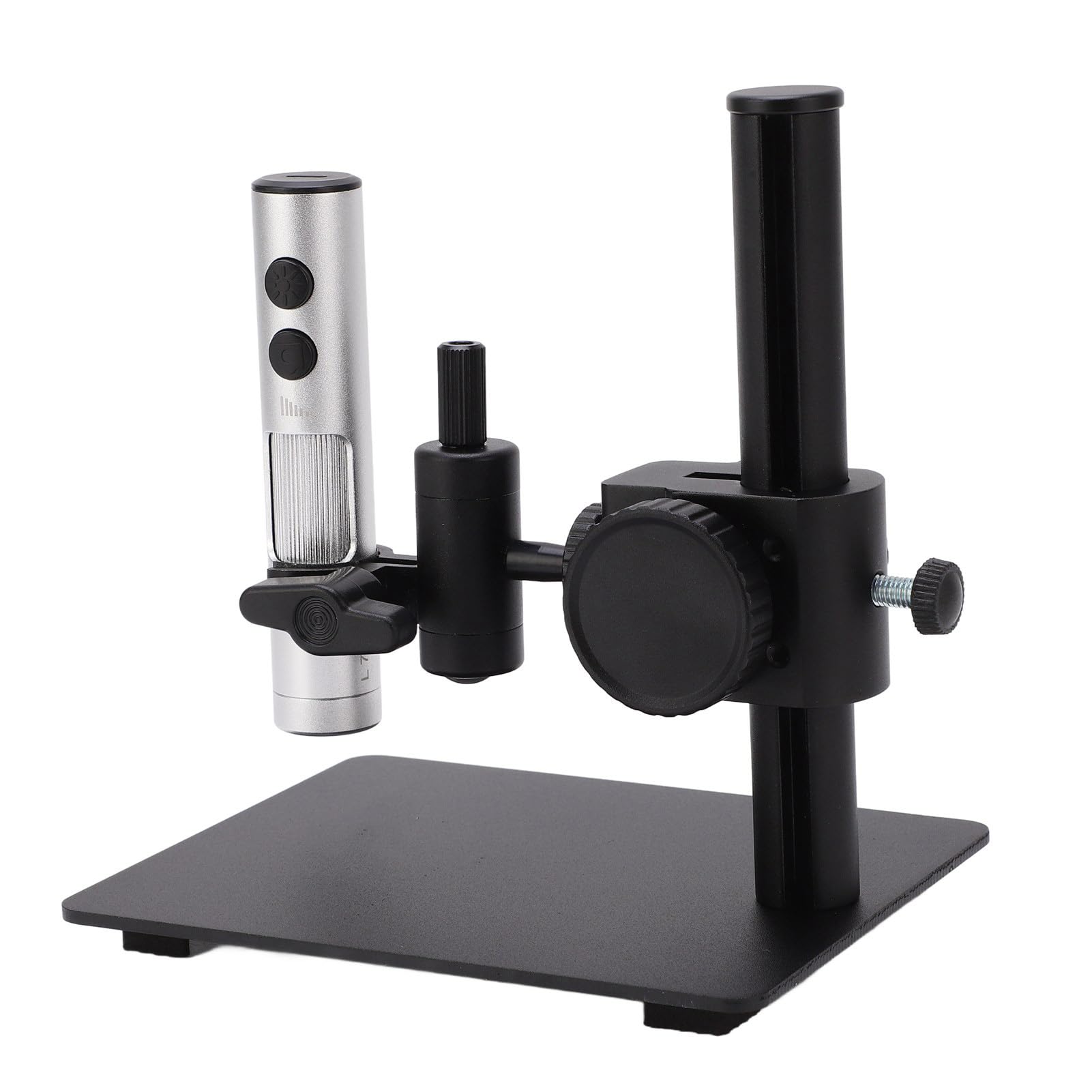 Juego de Microscopio Digital, Kit de Cámara de Microscopio ABS de Aleación de Aluminio con 12MP 3840x3104, Zoom de 750x, Luz LED de Campo Oscuro, Tipo C para Probar Técnicos de Estaciones