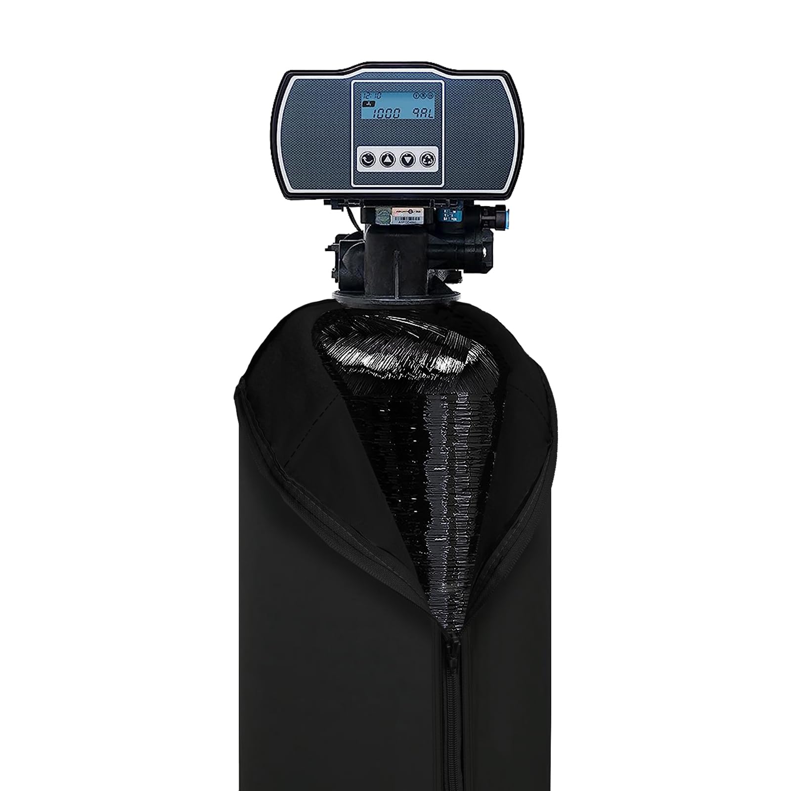 Bitubi Water Softener Neoprene Sweat Jacket, Outdoor Water Softener and Filter Tank Cover to Prevent Sweating, Water Softener Insulated Cover (12x52, Black)