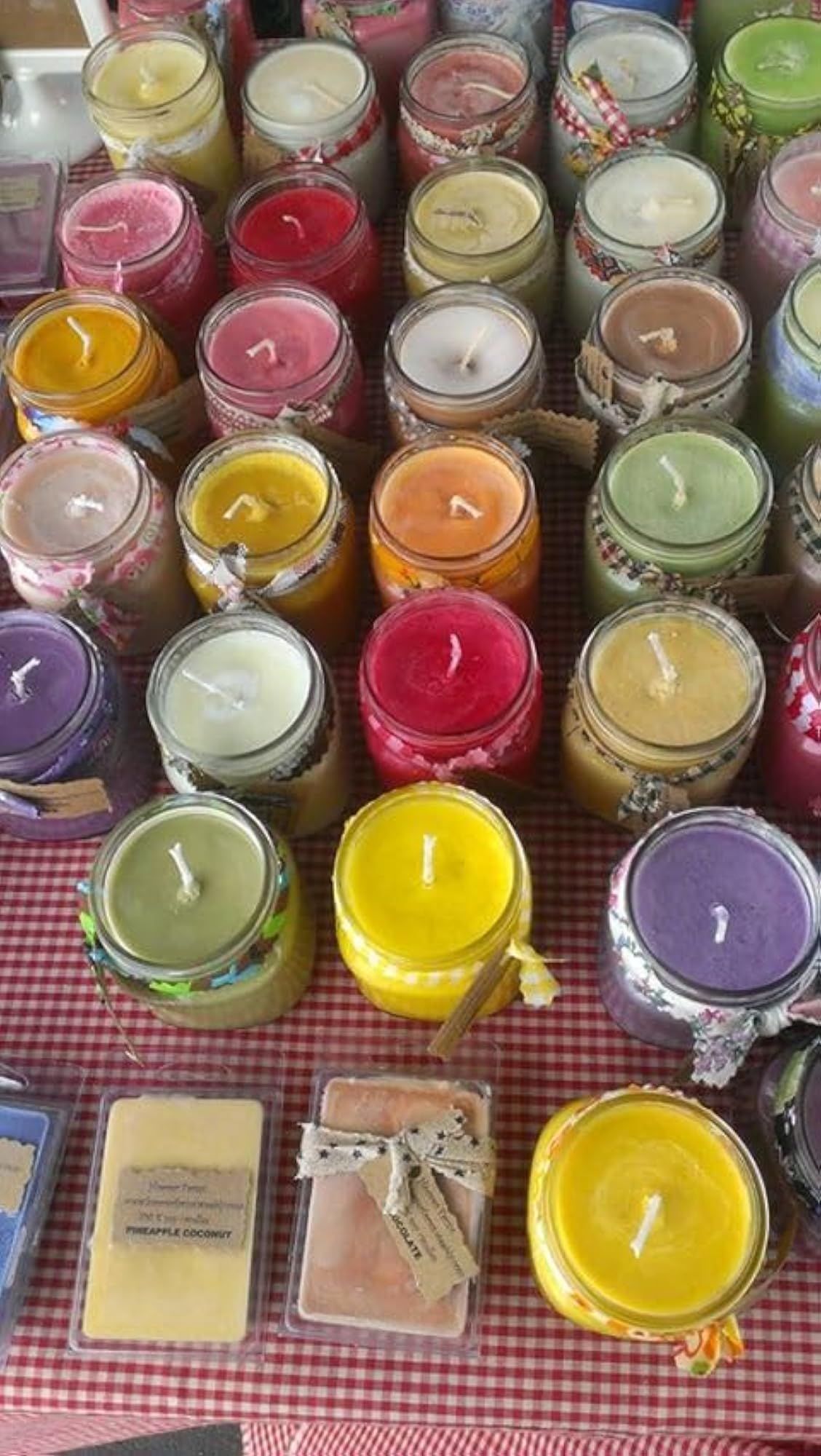 Scented Candle with Fruit Basket Flavor, 200ml