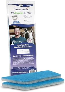RV FT-616 Allergen RV Air Filter 6”x16” AC Filter Replacement for Coleman Mach (2 filters per pack) MERV 6 Replaces Original Air Filter