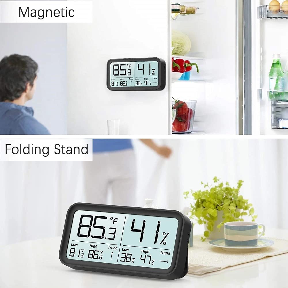 Cyfrowy miernik temperatury i wilgotności LCD do użytku domowego, elektroniczny higrometr do użytku wewnętrznego, termometr, czujnik, stacja pogodowa，Wit