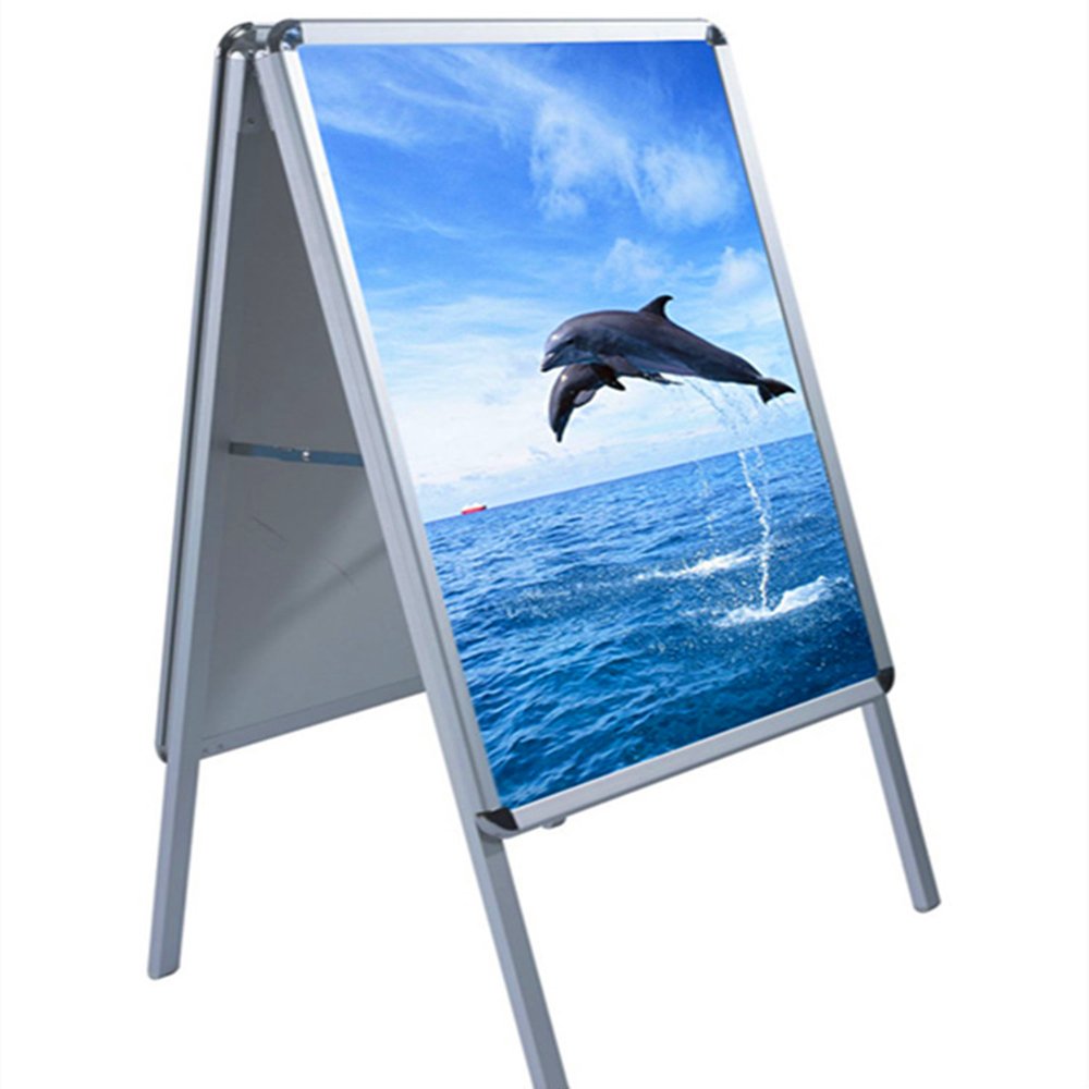 Panana A-Board Double Side Aluminium Pavement Sign, Snap Frame Poster Display Stand (A2)