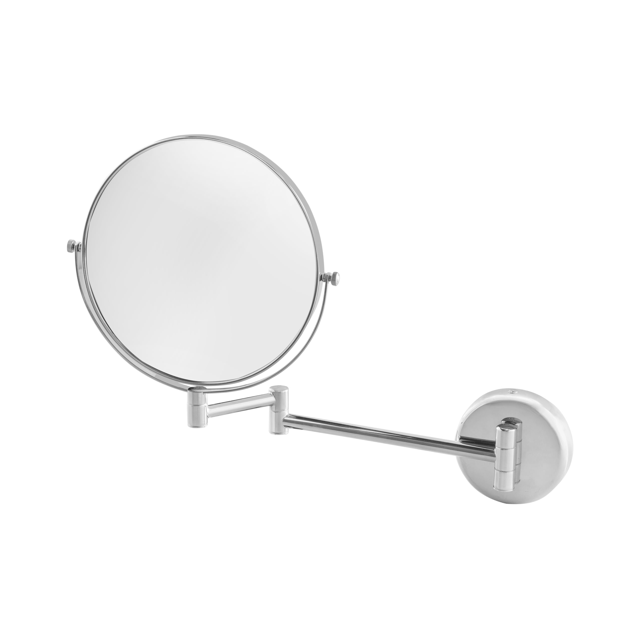 JVD Fiesta Wall Mounted Makeup Mirror with 3X Magnification, 200mm Double Sided Vanity Magnifying Mirror for Bathroom Brass Arm, Rust-Resistan-image-44