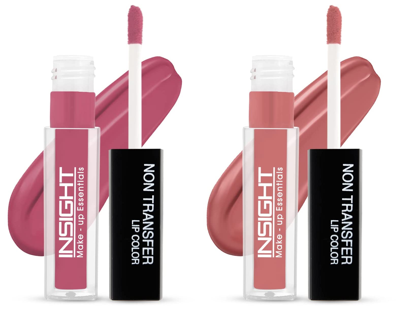 Insight Non Transfer Lip Color Matte, 4ml (LG40=27) & Non Transfer Lip Color, 4ml (25 Molten Pink)-image-35