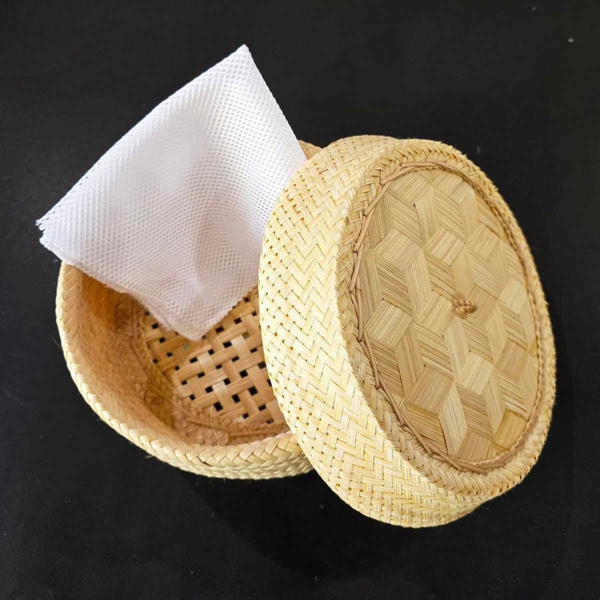 Thai Sticky Rice Steamer Basket 7" – 100% Natural Bamboo | Traditional Handmade Sticky Rice Cooker | Asian Kitchen Tool for Authentic Thai & Lao Cuisine Dept3.50 x Diameter 7.00 x Height 5.00 inches