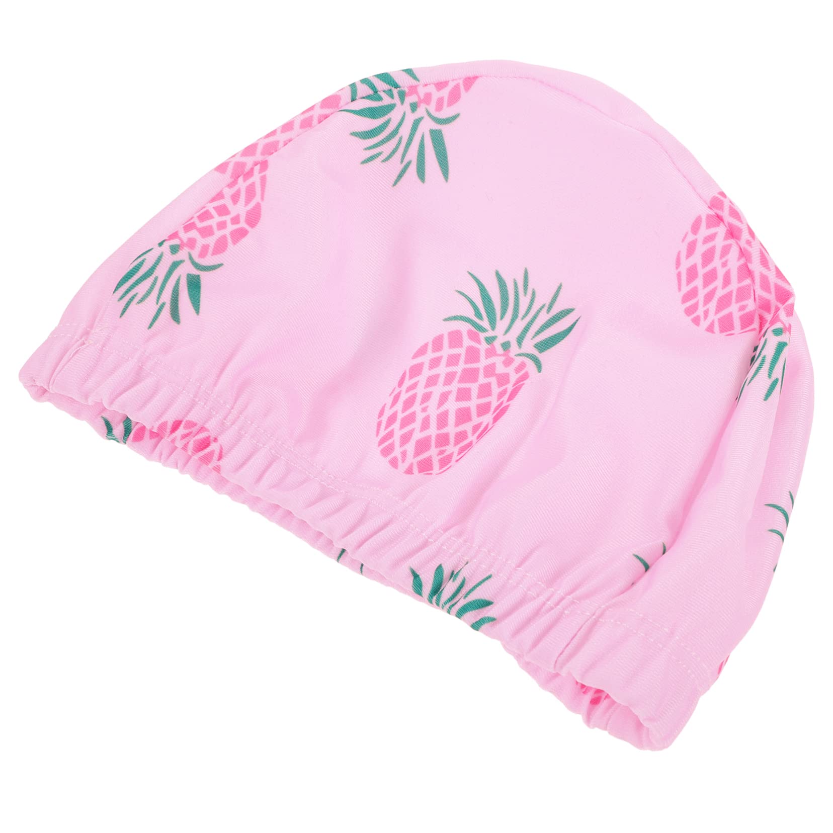Abaodam Gorro De Natación De Piña Gorro Elástico Y Cómodo Accesorios De Piscina Niñas Protección