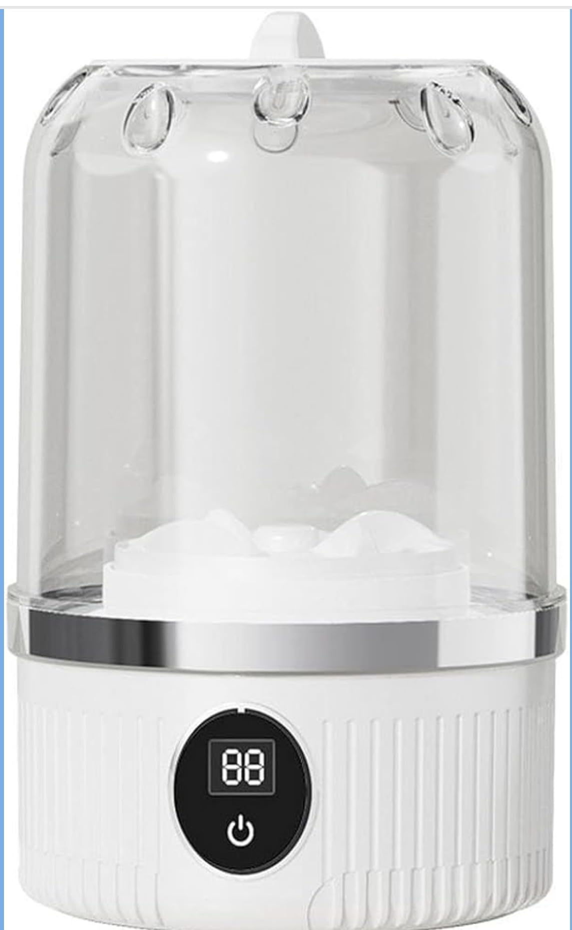 Toyoworld Portable Mini Washing Machine for Small Clothes, 1.5L | Waterproof & Splashproof, 2-Mode Timer Function, 20 Uses per Charge, LED Digital Display, Deep Cleans Underwear-image-6