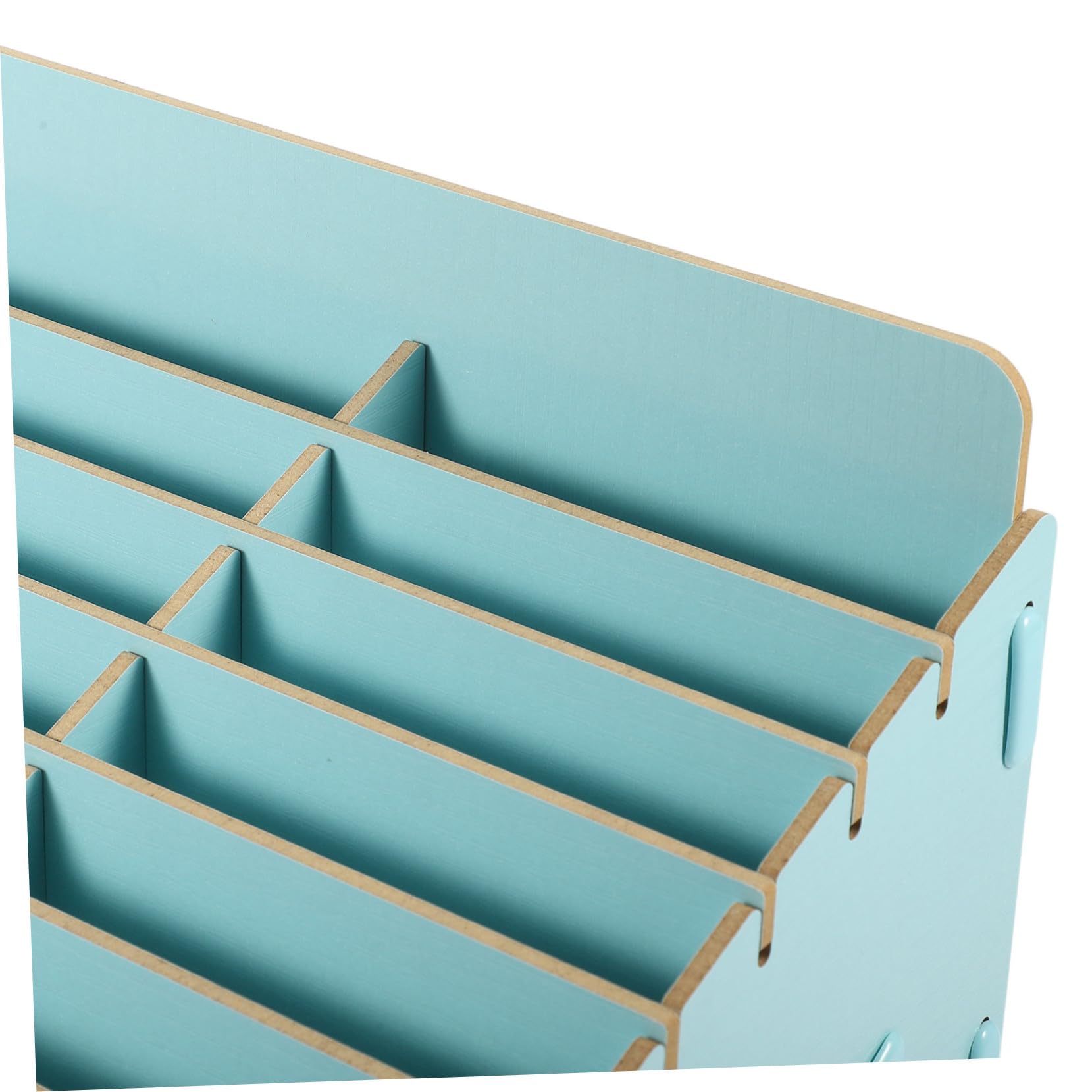 TOPBATHY Caja de Almacenamiento de Teléfonos Celulares Múltiples Compartimentos de Madera y Organización Soporte Resistente para Aula para Escritorio