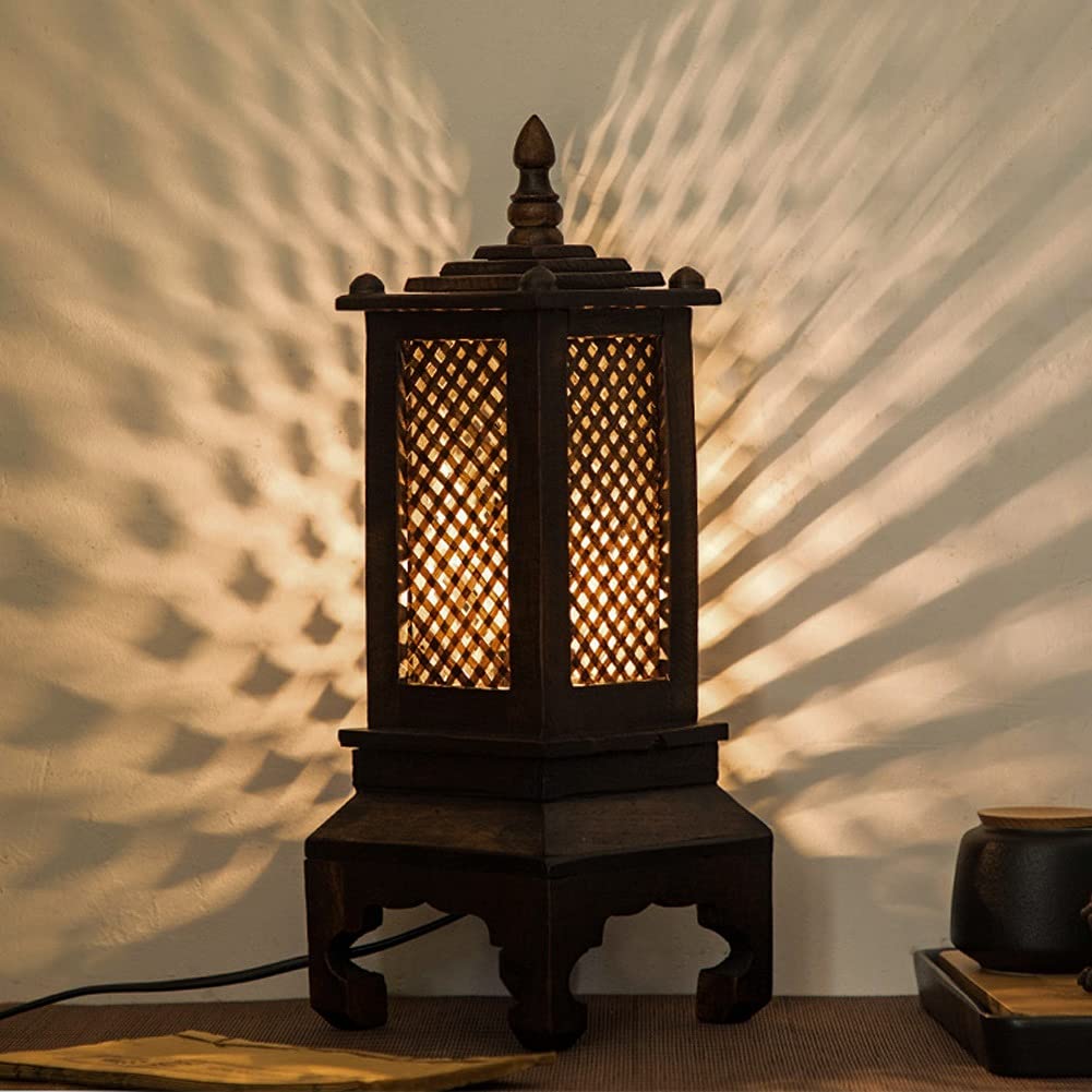 Lamp Shade Wooden Asian Table Lamps CTXDLK Bedside Lighting Nightstand Lamp  Modern Bedside, image size:1001x1001
