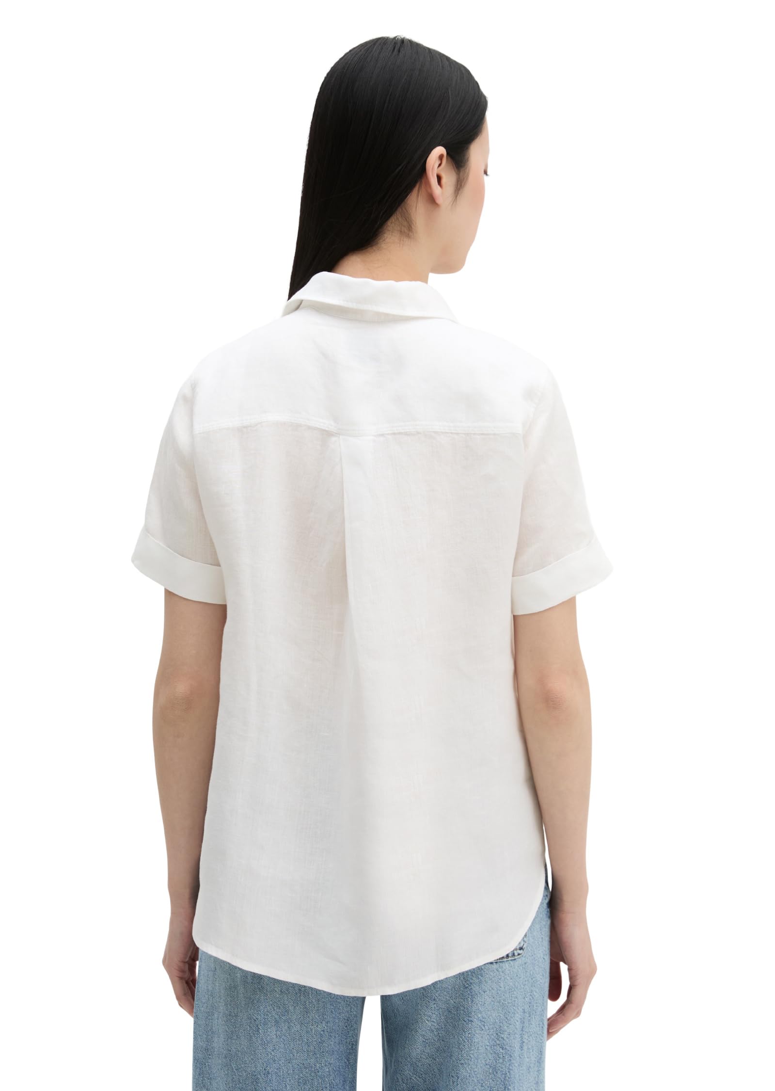 Marc O'Polo Kurzarm-Leinenbluse Regular