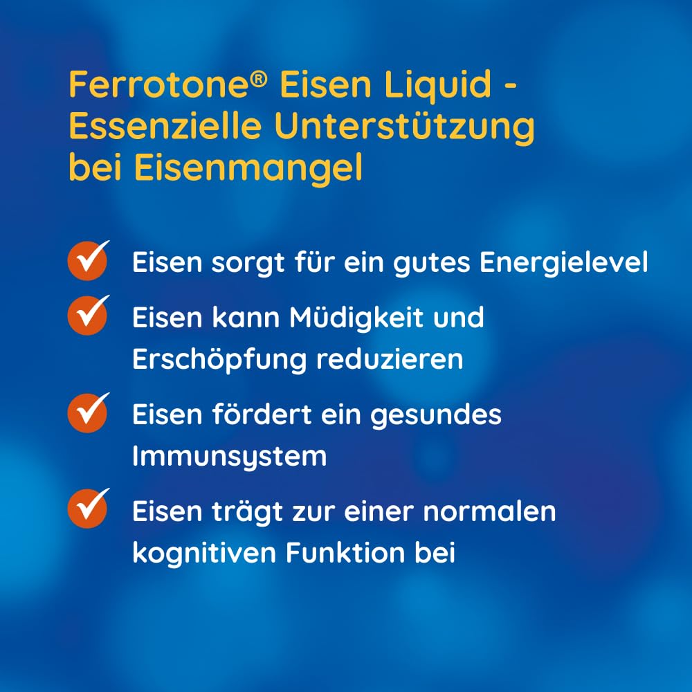Eisen Liquid Vorteils-Set 3x14 Stück – Bei Eisenmangel & Müdigkeit – Natürliche Eisenquelle – Hohe Bioverfügbarkeit & Besser Verträglich als Hochdosierte Eisentabletten – Vegan – 14x20ml