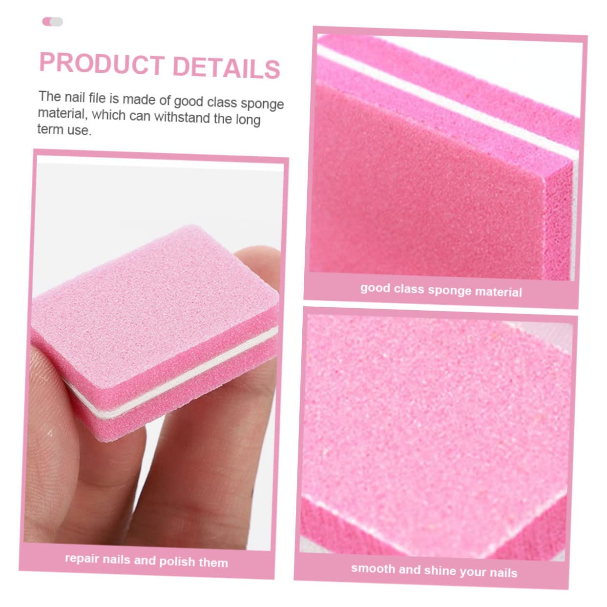Housoutil 250pezzi Limette Per Unghie Per Pedicure e Manicure Design Portatile Per e Rifinitura e Lucidatura Unghie