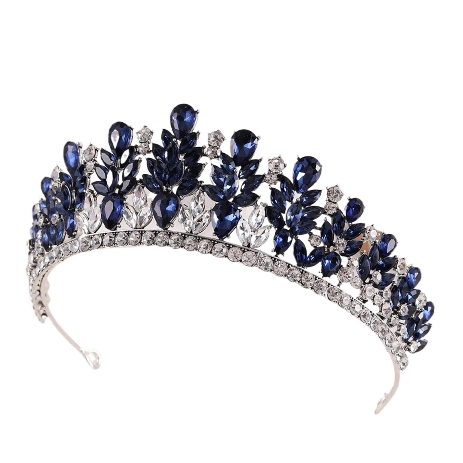 Diademi con foglie di diadema cristallo rosso vino foresta retrò