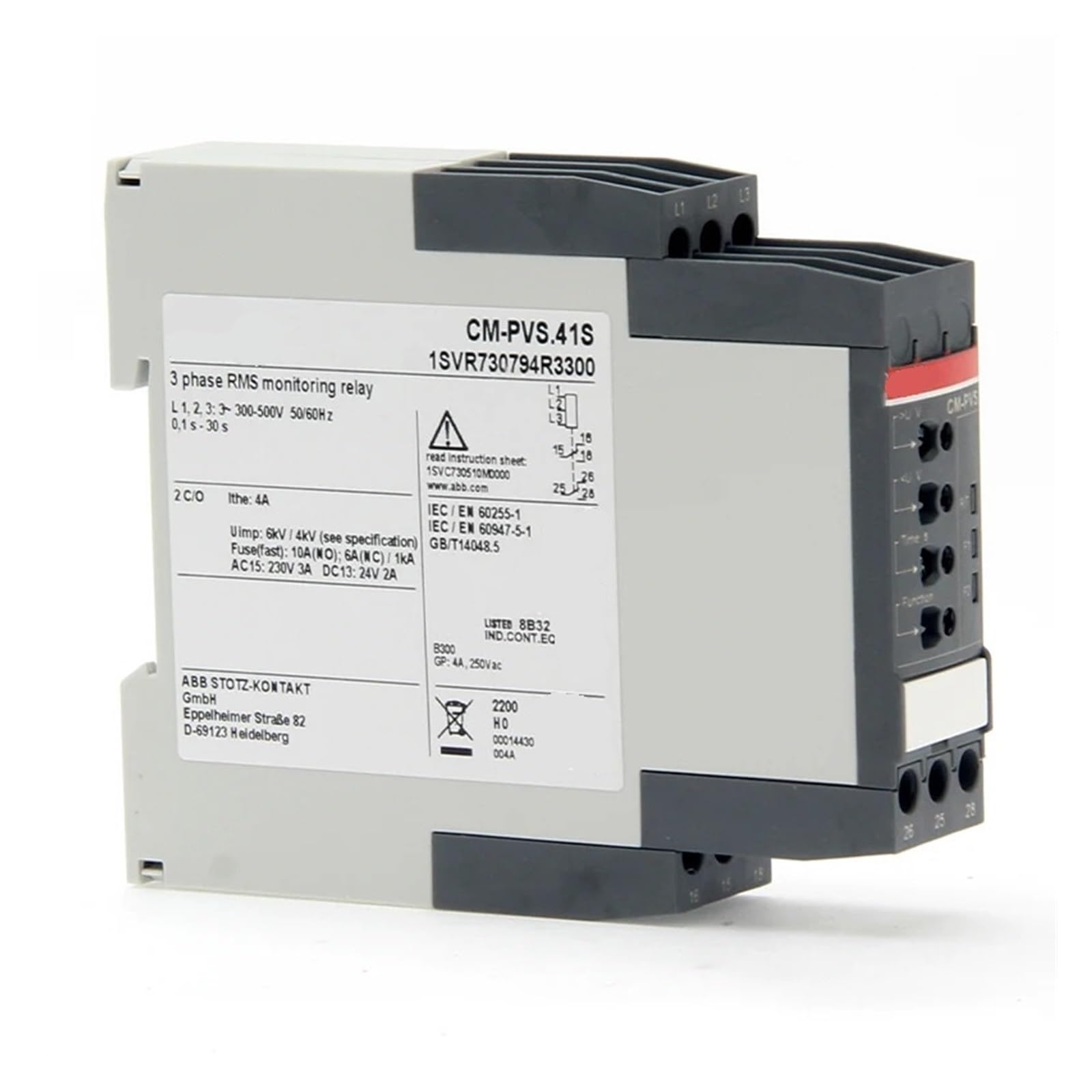 Balydlul One Color 1Pcs Control Relay Cm-Srs.11p 24-240 V Ac/Dc 1Svr740840r0200