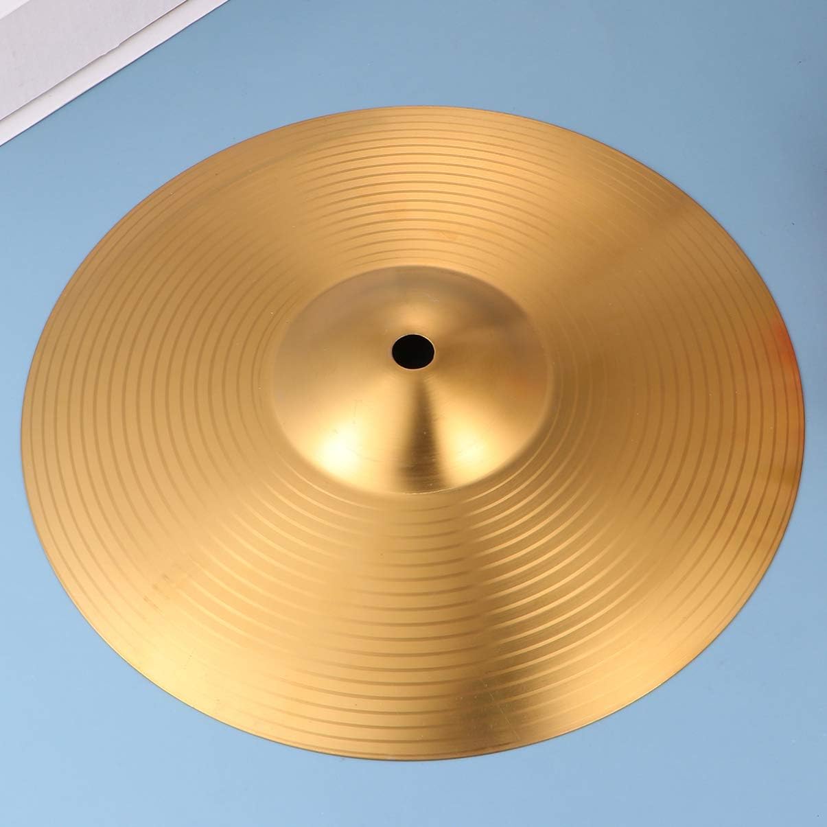 Crash Ride Cymbal Bass Drum Cymbal Percussion Replacement Traditional Finish Brass for Drum 10 Inch (Pack of 2)