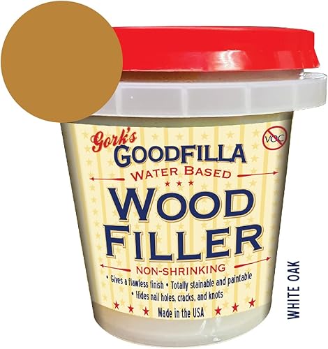 Miniatura 2 de Goodfilla - Relleno de madera y grano a base de agua  Reemplaza cada relleno y masilla  Reparaciones, acabados y parches  Se puede pintar, lijar y