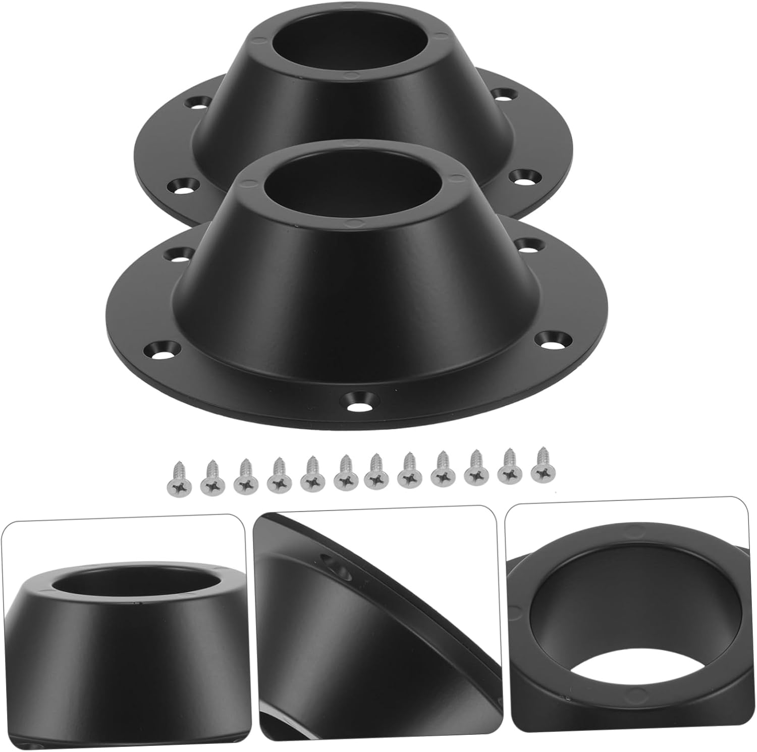 2pcs Rv Table Base Mount Durable Floor Mount Pedestal Accessory for Camper and Boat Easy Installation Lightweight and Sturdy Design for Secure Table Support