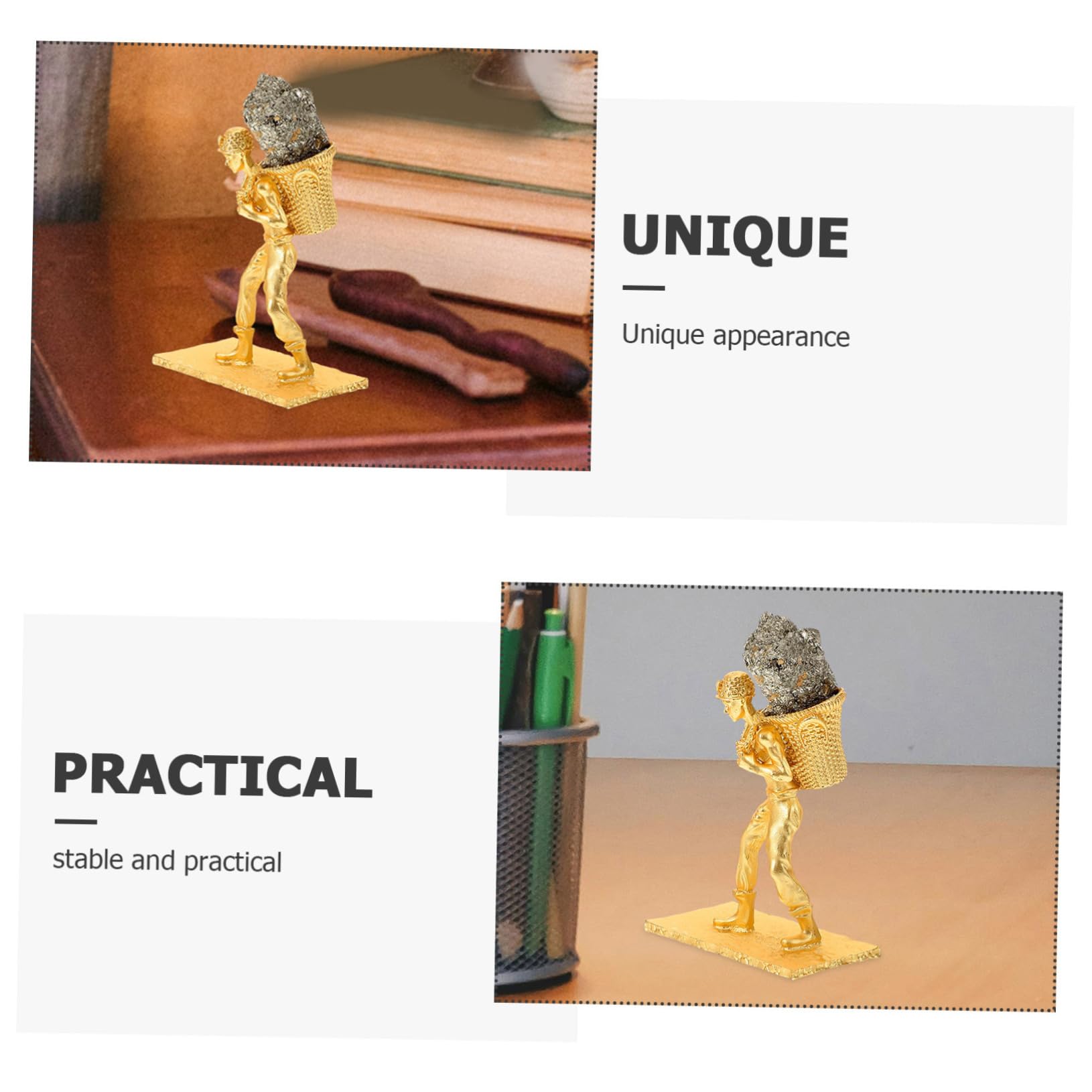 Amazon.co.jp: TOPPERFUN 铜矿矿工摆 独 な形状の鉱 ー ップ装飾 家や