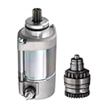 55140001100/55140001000 Starter Motor and Bendix Set Compatible for 200 250 300 XC-W EXC EXC-E TE250 TE300 2007-2017 Motorcycle Applications
