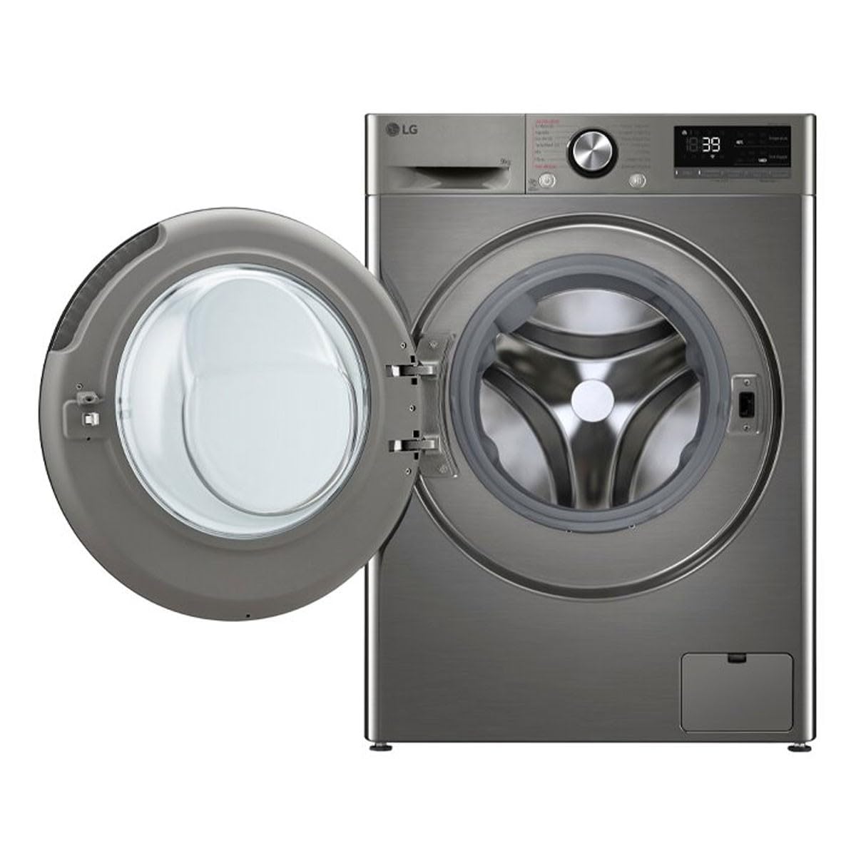 LG Lavadora F4WR709SGS 9 kg Gris