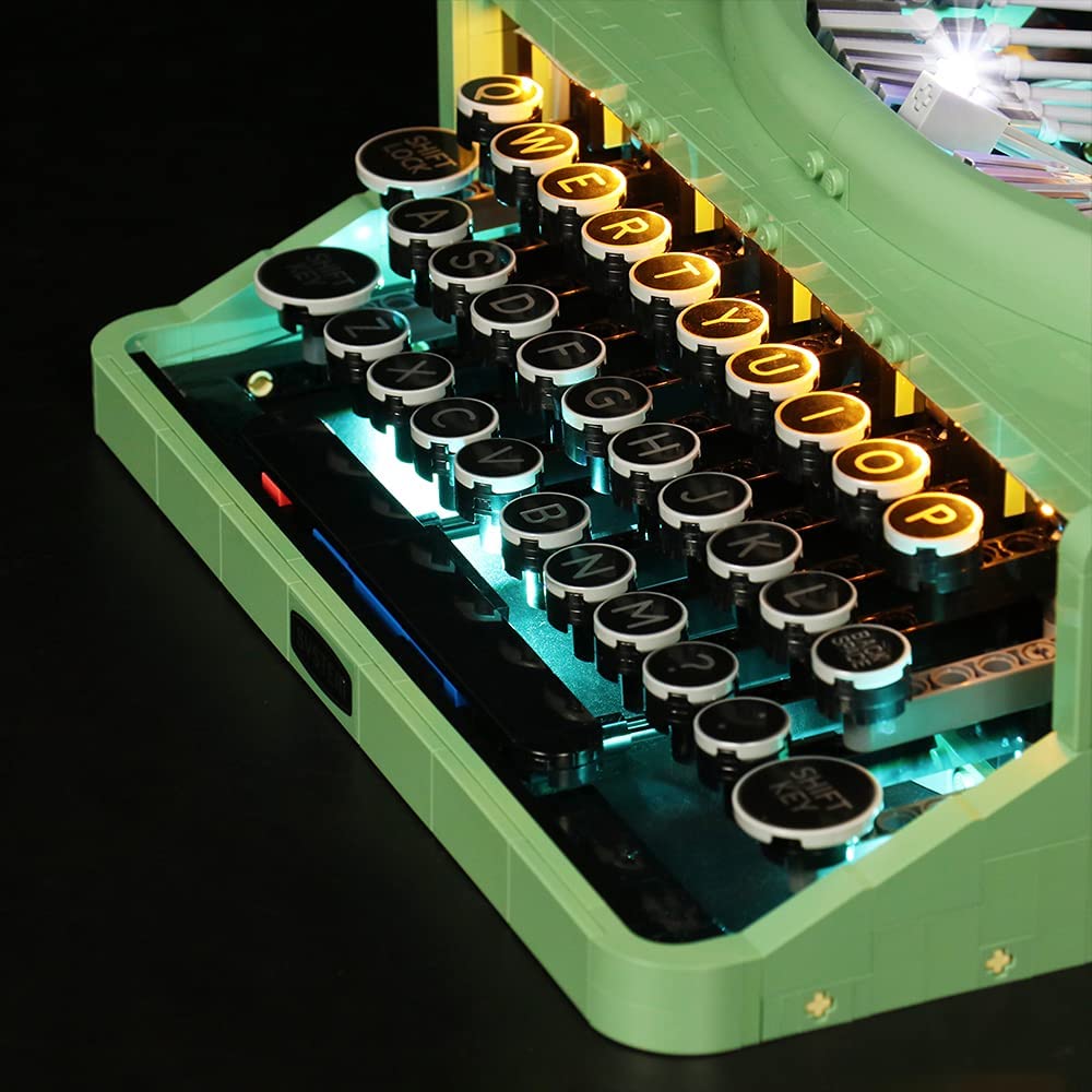 Amazon.co.jp: LMTIC リモコン LED 照明キット レゴ タイプライター  