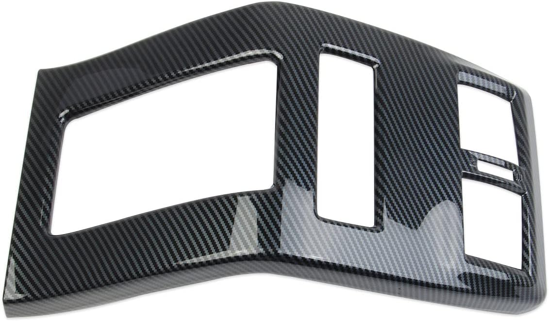 Carbon Fiber Rear Air Outlet Armrestbox Vent Cover Trim Accessories for Mitsubishi Outlander 2022-2026