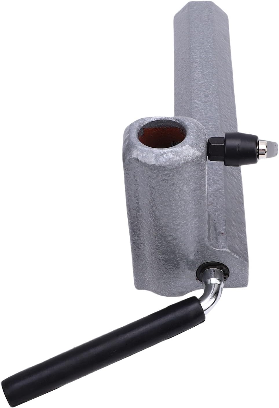 14in Wood Lathe Tool Rest Holder Base, Cast Steel Tool Holder Base for Woodworking Turning Lathe with 1in Hole Diameter, Suitable for Mini Lathe Small Lathe