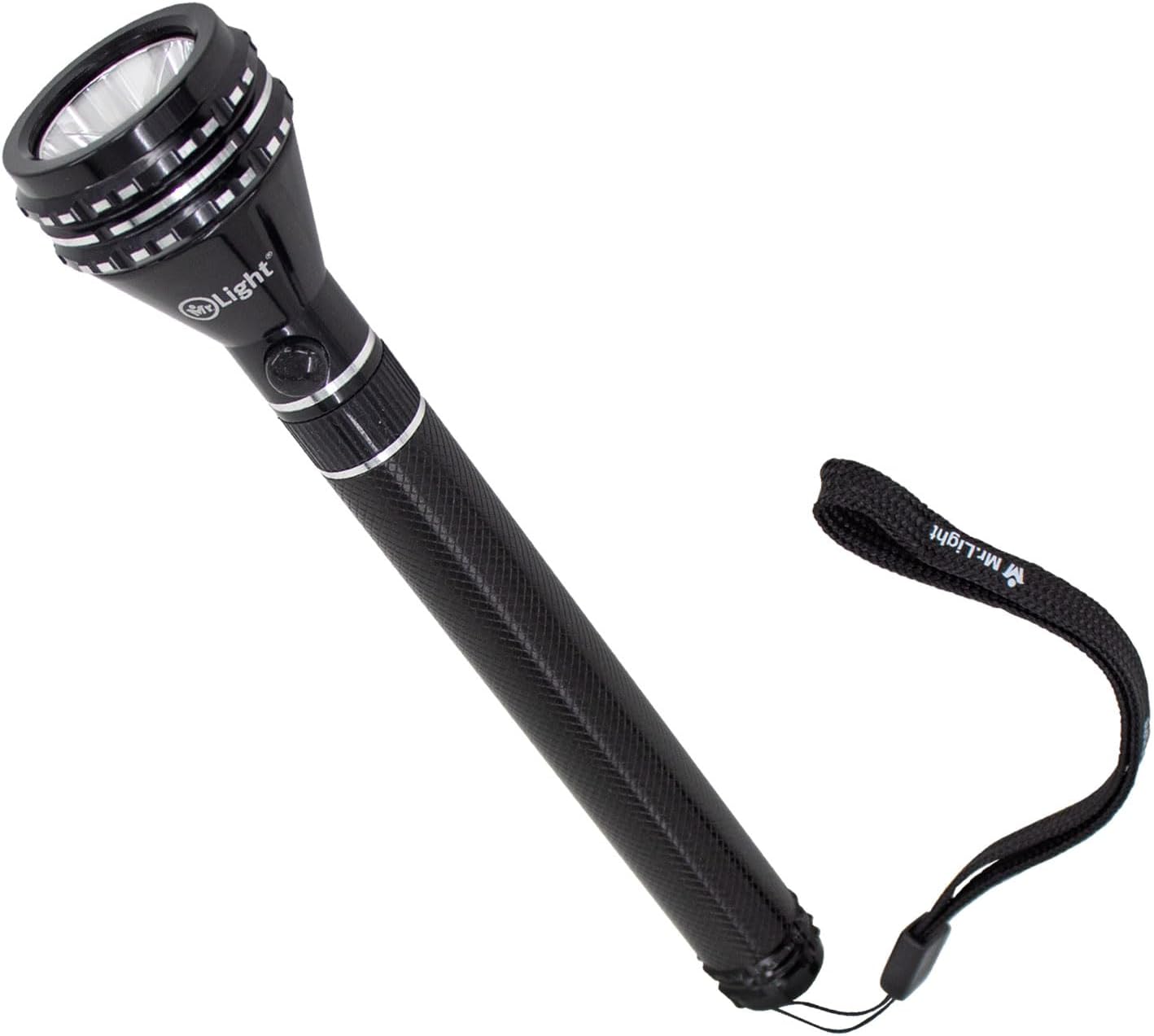Mr. Light Rechargeable LED Flash Light, Emergency Torch For Outdoor, 500 Meter Coverage with 2.5 Hours Working Time, Unbreakable Lens, Waterproof Corrosion Resistanat - MR2600B