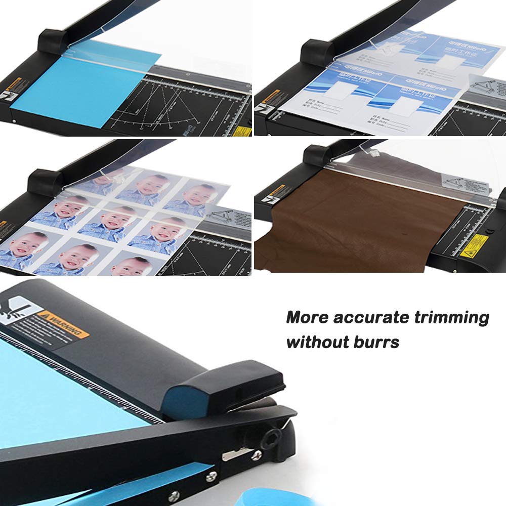 A3/A4 Papierschneidemaschine, Papierschneidemaschine, Guillotine Mit Sicherheitsklingensperre, 10 Blatt Kapazität, Guillotine-Papierschneidemaschine In Kommerzieller Qualität Für Büro, Zuhause, Schu