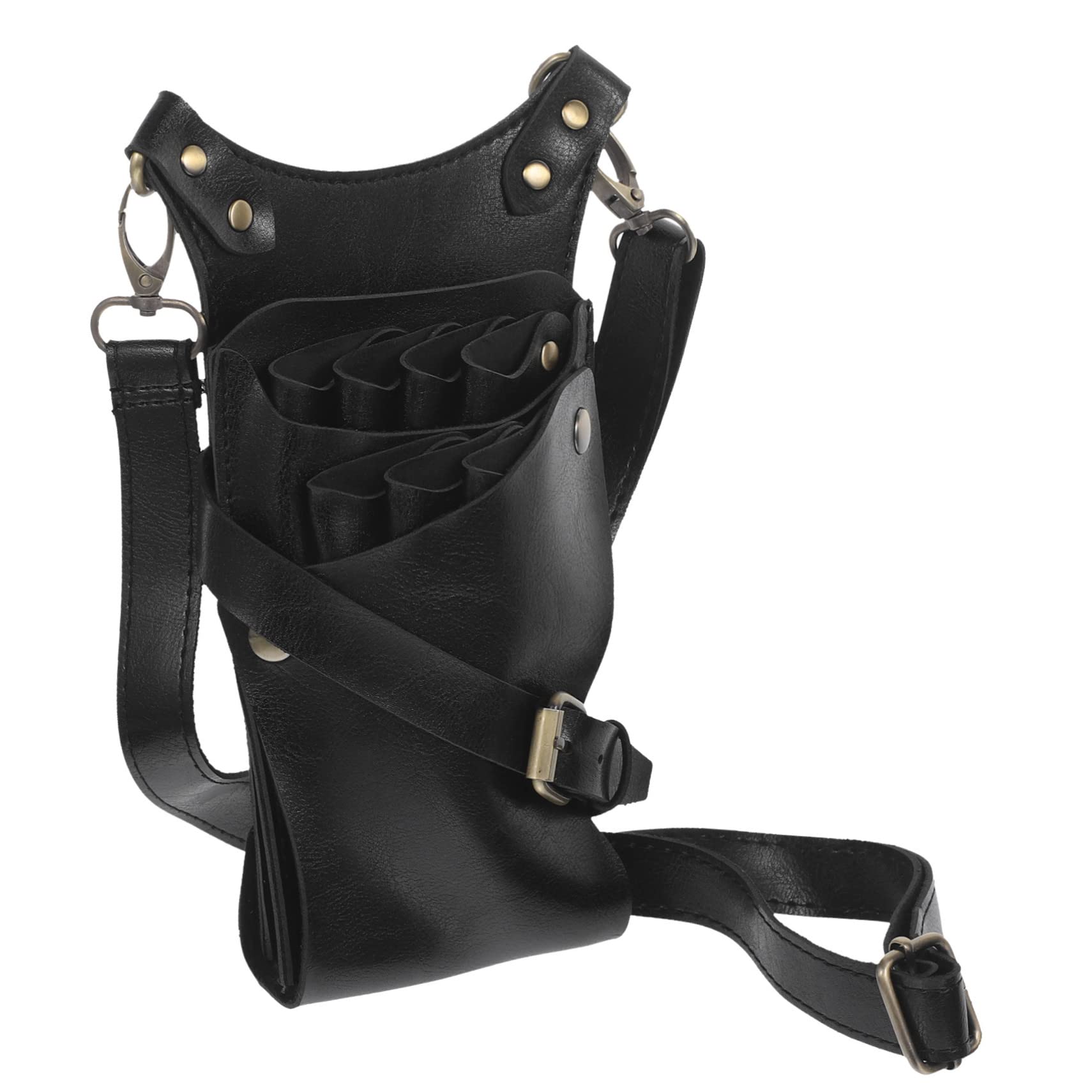 Didiseaon Hair Stylist Traveling Bag Hair Stylist Essentials Barber Organizer Pu Waist Pouch