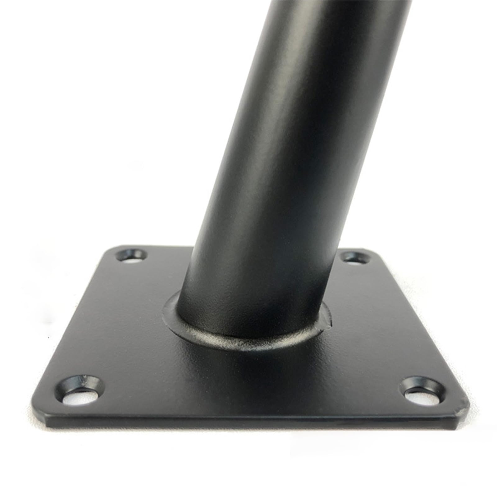 Generico Gambe per Mobili Piedini per Tavolo in Metallo da 30 cm 4 Pezzi Supporto in Acciaio Inox Nero Vernice Spray Piedini per Divano Altezza: 15-30 cm Piedini per Mobile da 30 cm/11,8"