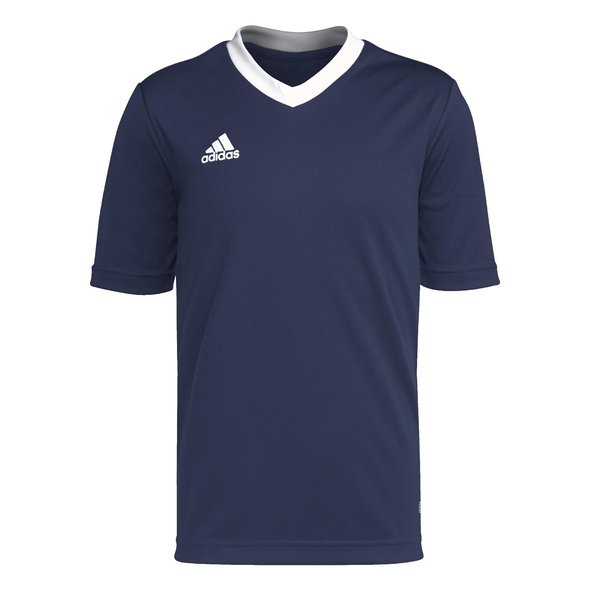 adidas Boys Entrada 22 Jersey MBE20Soccer Short Sleeve T Shirt Kids