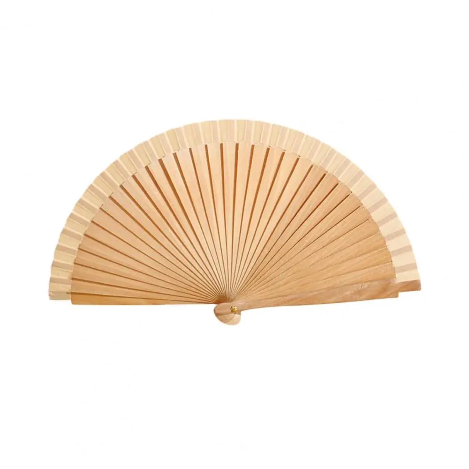Gwyzax Wooden Folding Fan 10Pcs Wooden Folding Fans Chinese Style Dance Props for Summer Party
