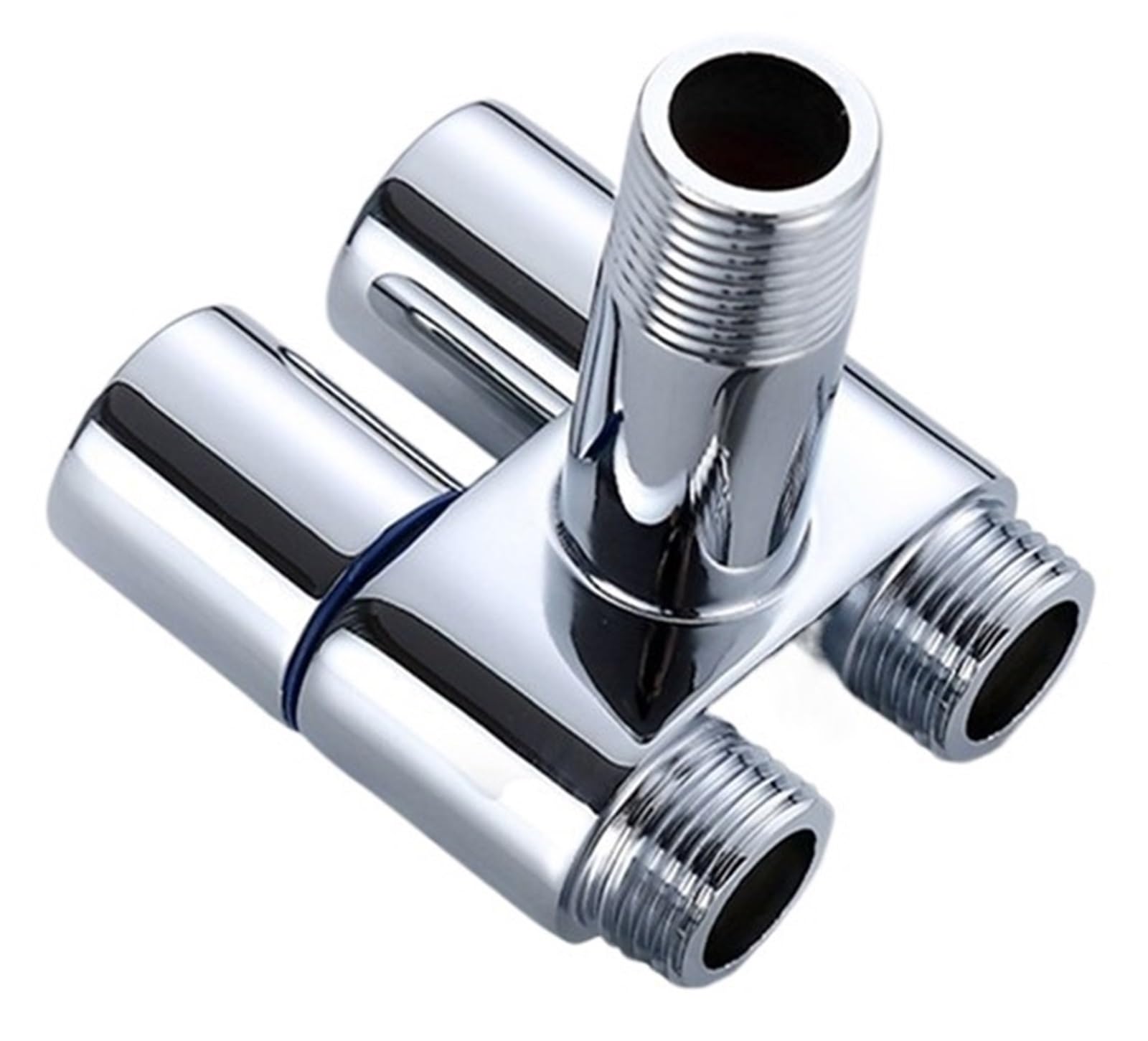 Vanne triangulaire trois voies laiton robinet double commande