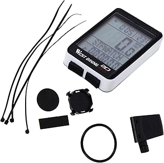 Wireless Bike Odometer 1pc Riding Odometer Miles Bike Accessories Cadence Sensor Bike Computer Excercise Bike Bike Speedometer Odometer Cycling Computer Extender Stopwatch