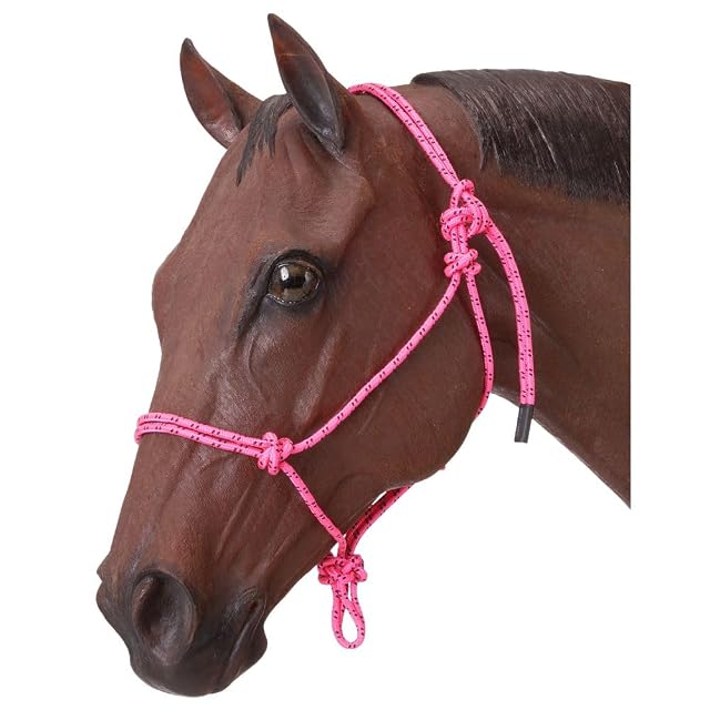 Tough 1 Cuerda de Polietileno Atado Halter, 50-1000-11-0, Rosa, Horse