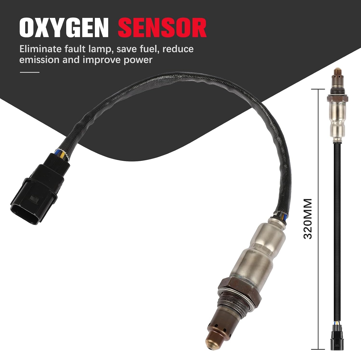 2-Pack 250-25059 Oxygen O2 Sensor Upstream Set(25025059 | 350-35065 | 234-5098 | 234-5056) for Acura MDX RDX RL RLX TL TLX TSX ZDX & for Honda for Accord Crosstour Odyssey Pilot Ridgeline V6