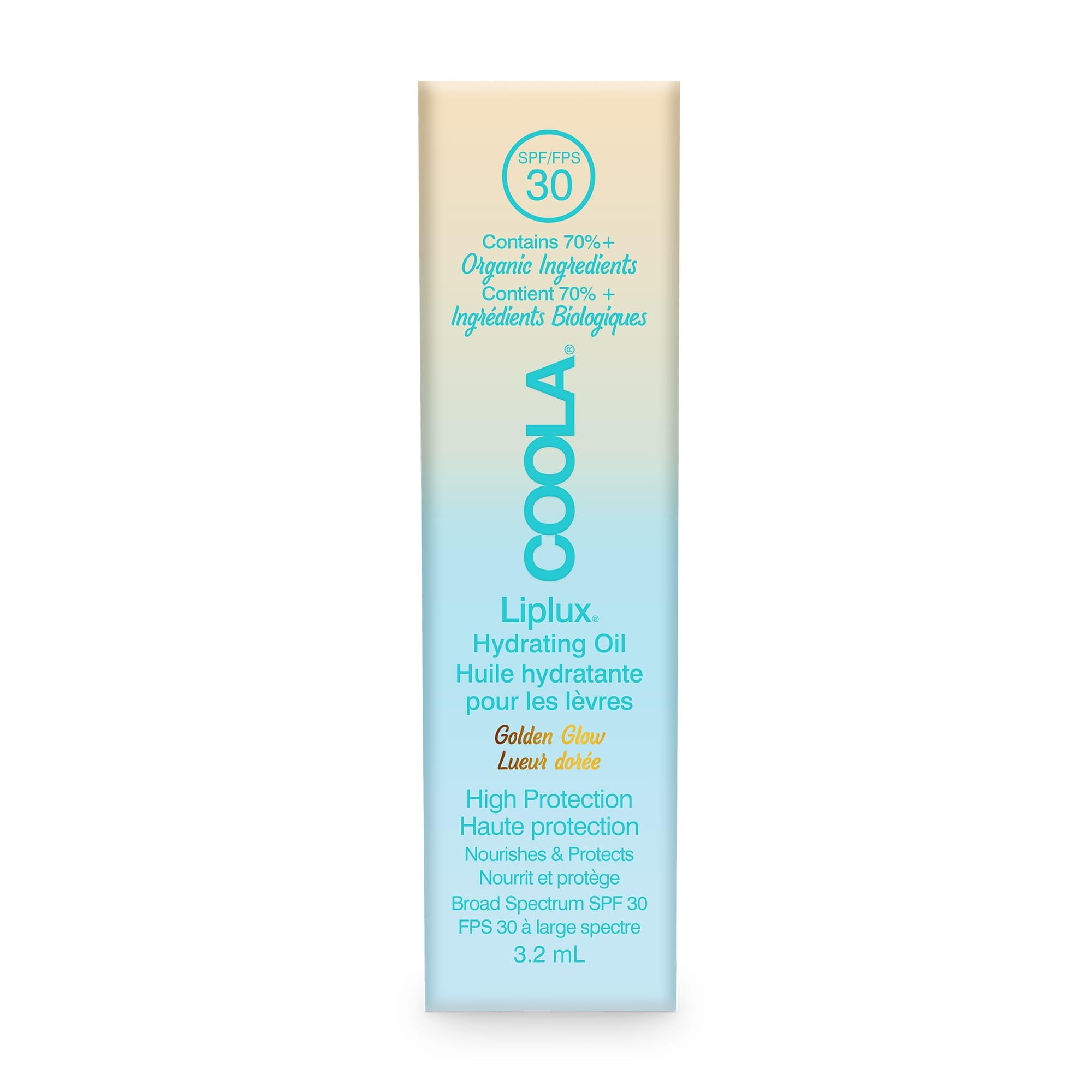 COOLA Liplux Hydrating Lip Oil SPF 30 (3.2 ml)