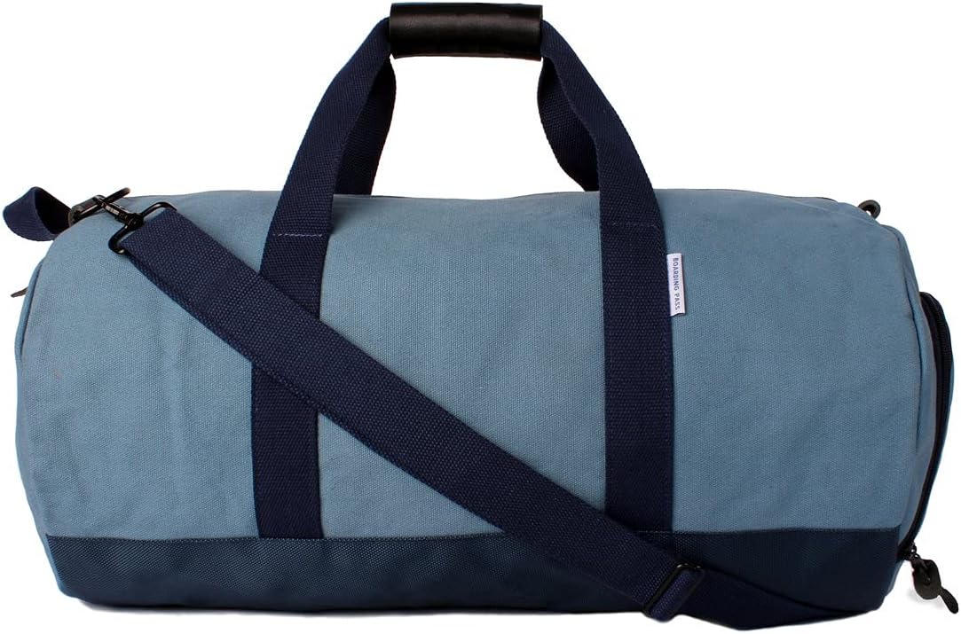  | Boarding Pass Forest Green "Work Hard, Play Hard" Duffel Bag | Travel Duffels