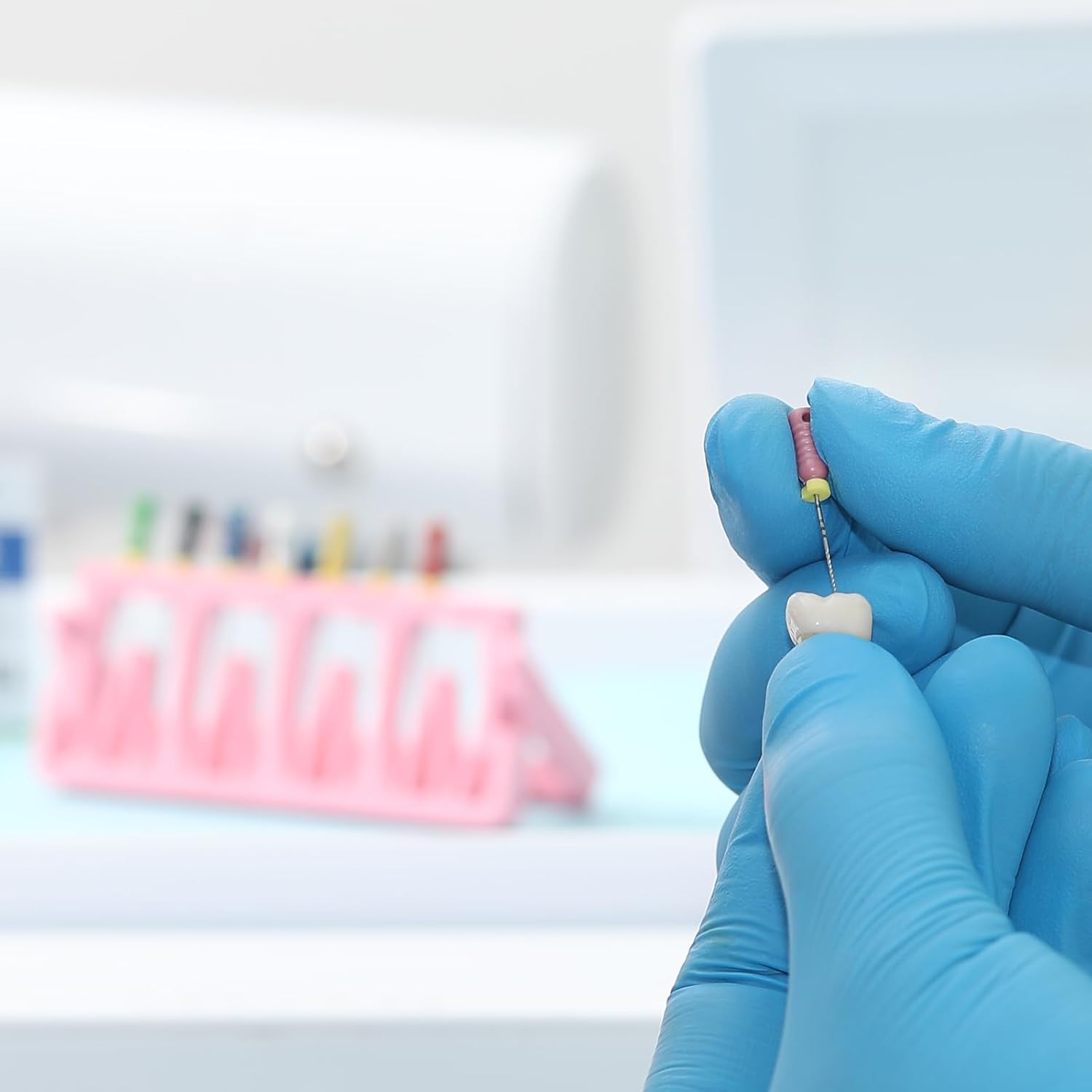 JMU Endodontic Root Canal C+ Files #06, Stainless Steel Hand Use Files, 25mm, 6pcs/Pack