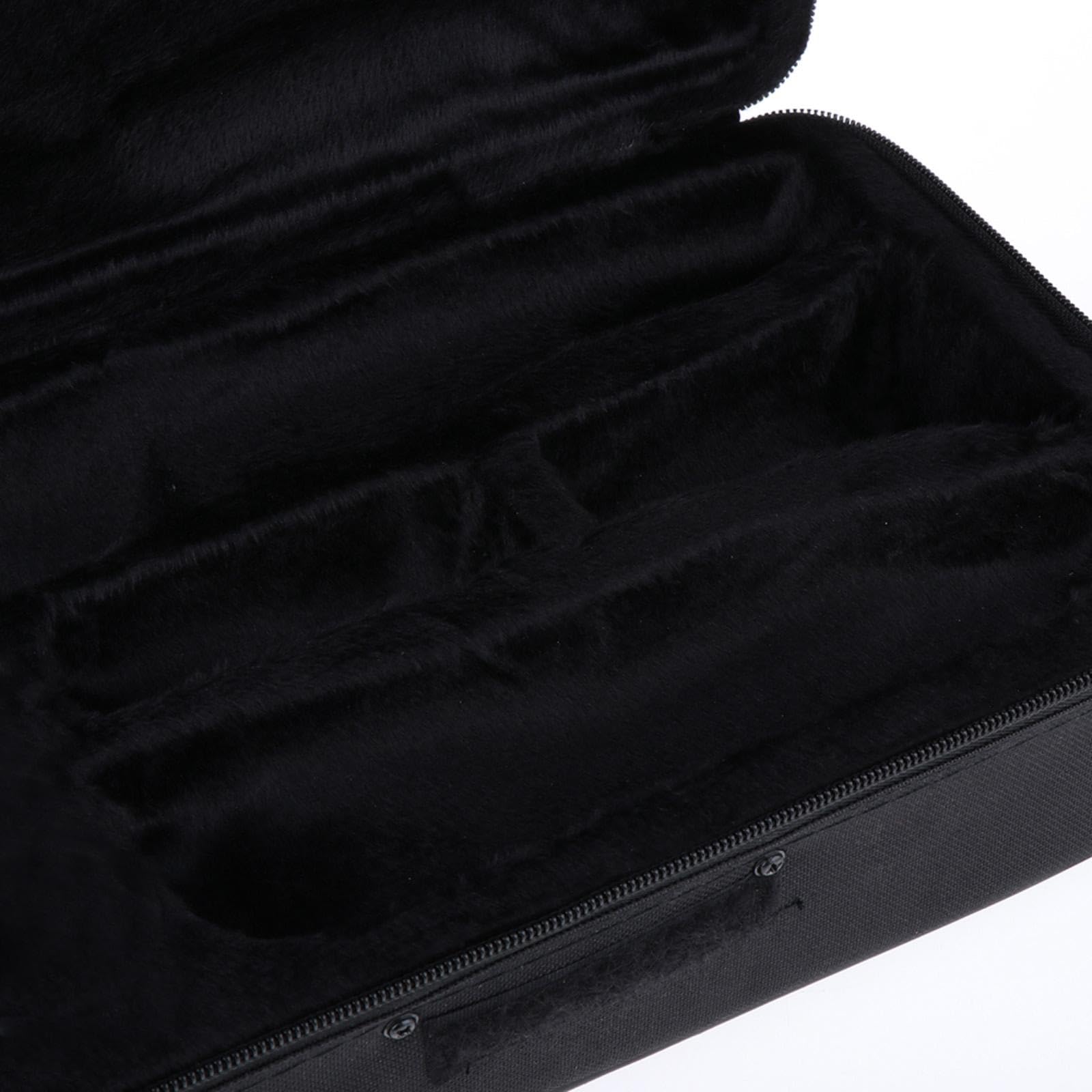 Estuche De Clarinete Acolchado De Espuma Resistente Al Agua Clarinetas Estuche Negro